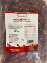 Load image into Gallery viewer, S5 - SDPMart Premium Stemless whole Chilli Medium Hot - 250g
