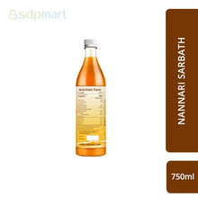 Load image into Gallery viewer, SDPMart Premium Nannari Sharbat 750 ML
