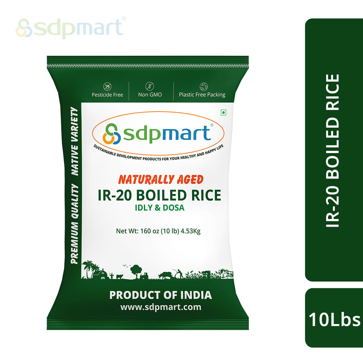 SDPMart Premium Boiled IR20 Idly Rice - 10 lbs – AVMMart