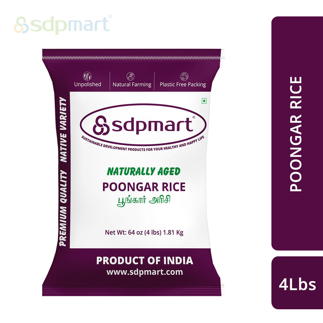 SDPMart Premium Poongar Rice – The Women’s Rice - 4 lbs - SDPMart