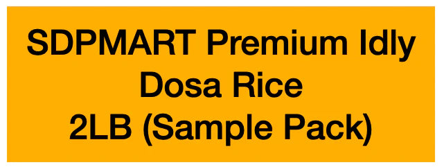 Sample SDPMart Premium Idly Rice - 2 lbs